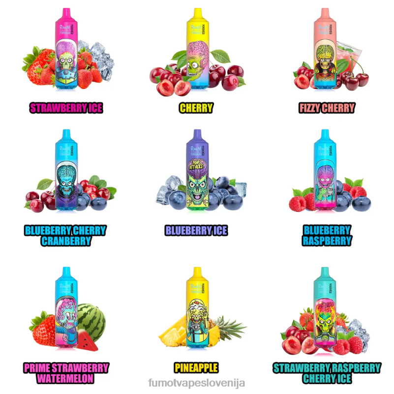 Fumot Tornado vape 9000 pro za enkratno uporabo - 18 ml (1 kos) malina lubenica - Fumot Vape Flavours 2JH4H247