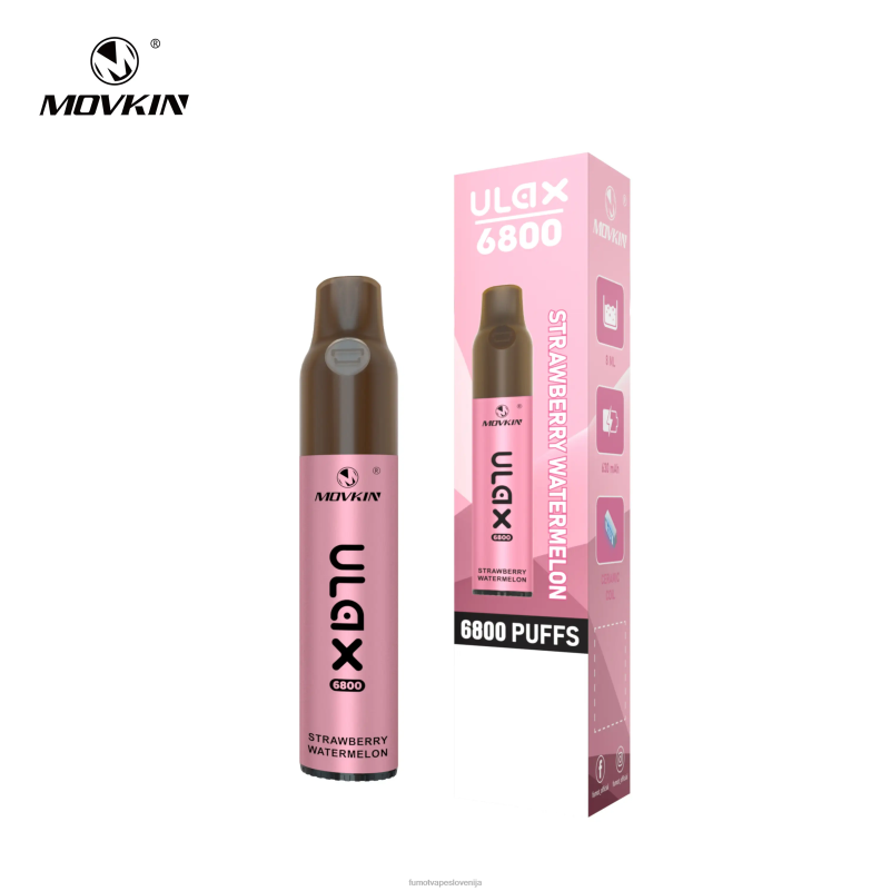 Fumot Movkin Ulax 6800 vape za enkratno uporabo, keramična tuljava - 8 ml (1 kos) grozdni led - Fumot Original 2JH4H322