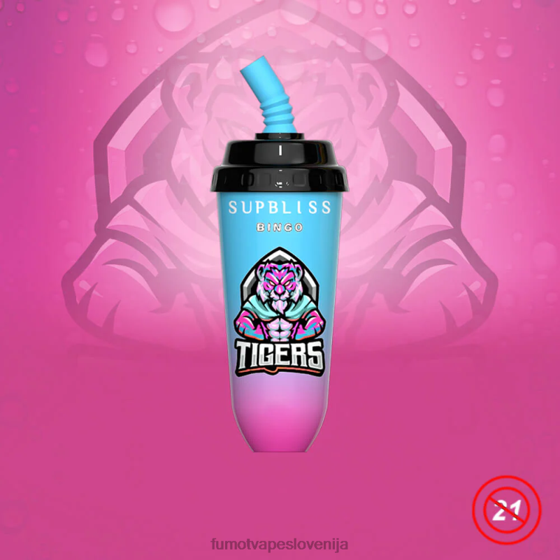 Fumot Supbliss Bingo 16 ml 8000 naprava za vape pod za enkratno uporabo (1 kos) jagodna banana - Fumot Vape Flavours 2JH4H407