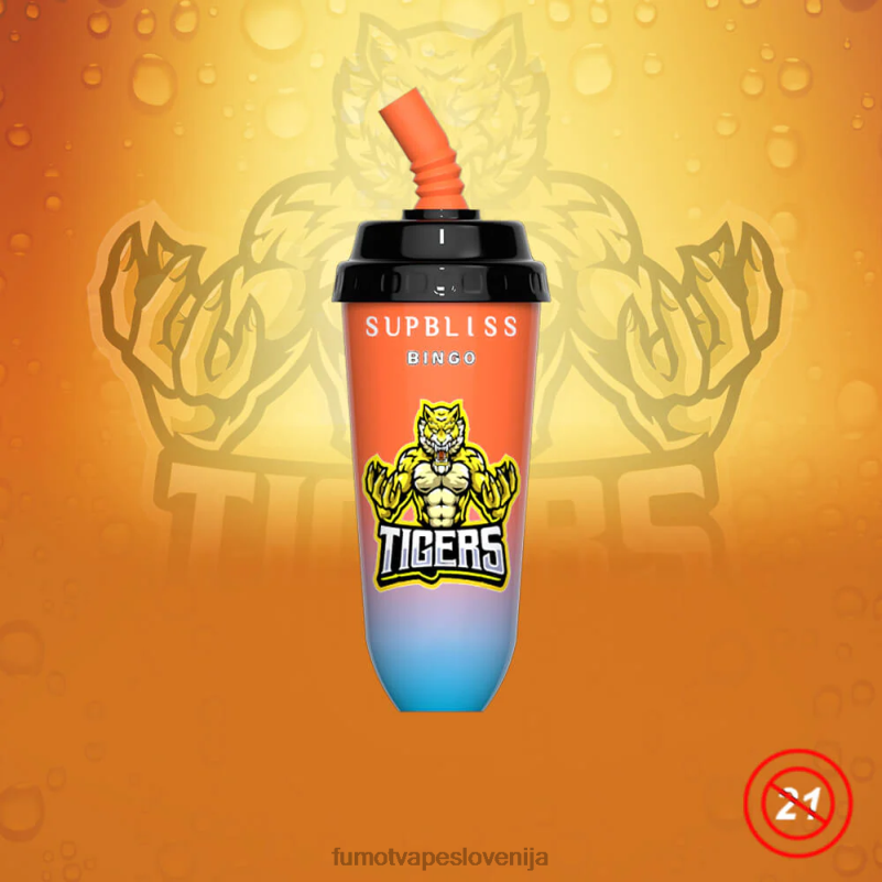 Fumot Supbliss Bingo 16 ml 8000 naprava za vape pod za enkratno uporabo (1 kos) jagodna banana - Fumot Vape Flavours 2JH4H407