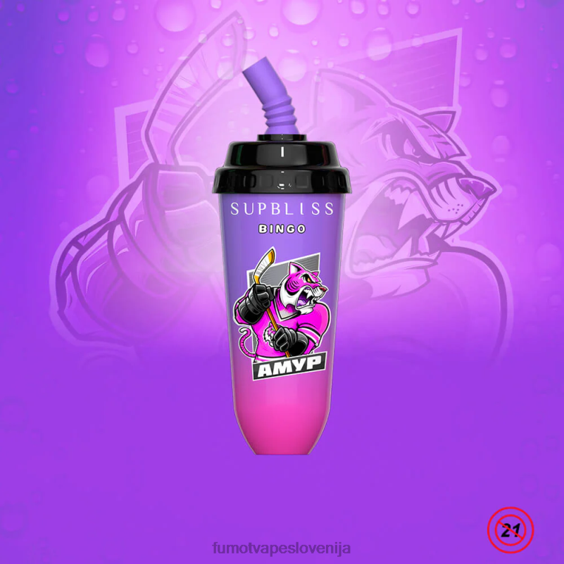 Fumot Supbliss Bingo 16 ml 8000 naprava za vape pod za enkratno uporabo (1 kos) jagodna banana - Fumot Vape Flavours 2JH4H407