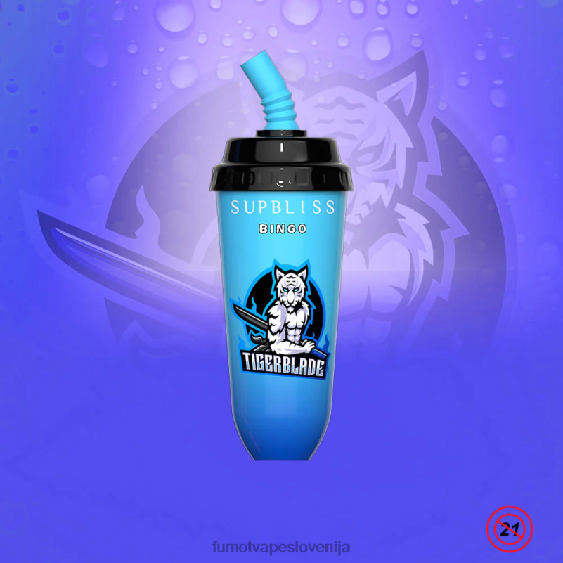 Fumot Supbliss Bingo 16 ml 8000 naprava za vape pod za enkratno uporabo (1 kos) jagodna lubenica - Fumot Vapes 2JH4H411