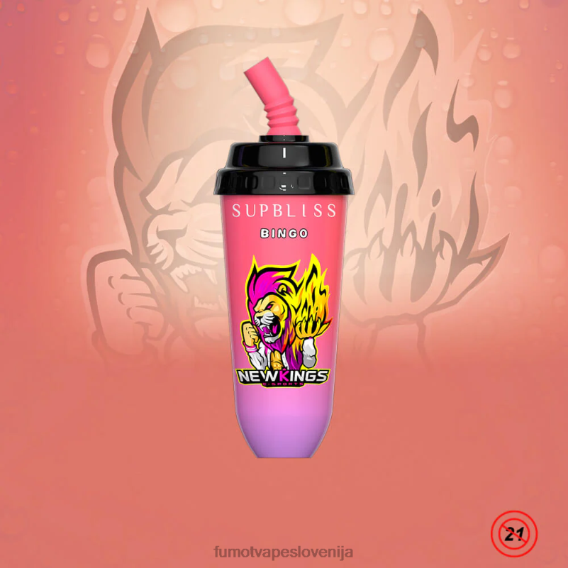 Fumot Supbliss Bingo 8000 naprava za vape pod za enkratno uporabo - 16 ml (1 kos) medena melona - Fumot Europe 2JH4H399