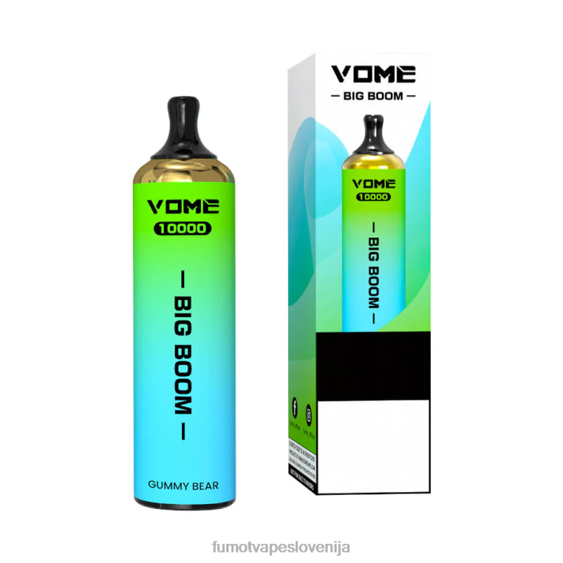 Fumot Vome Big Boom pero za enkratno uporabo 10000 - 20 ml (1 kos) jagodni led - Fumot Vape Review 2JH4H440