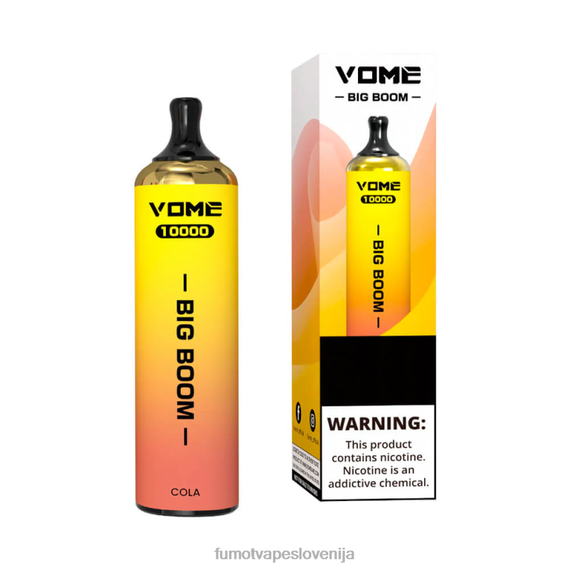 Fumot Vome Big Boom pero za enkratno uporabo 10000 - 20 ml (1 kos) jagodni led iz lubenice - Fumot Discount Code 2JH4H446