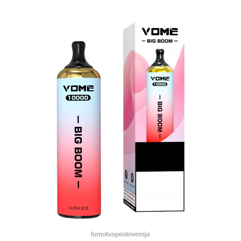 Fumot Vome Big Boom pero za enkratno uporabo 10000 - 20 ml (1 kos) jagodni led iz lubenice - Fumot Discount Code 2JH4H446